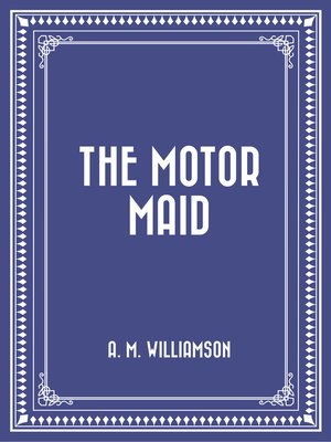 cover image of The Motor Maid
